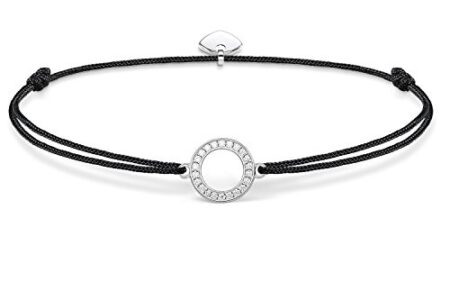 Thomas Sabo Damen Armband Little Secret Kreis Zirkonia 925 Sterling Silber LS010-401-11-L20v