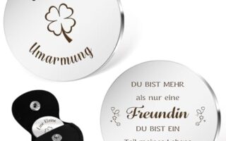 Beste Freundin Geschenke: Pocket Hug Glücksbringer - Geschenk für Freundin & Freundinnen - Geburtstags- & Weihnachtsgeschenke