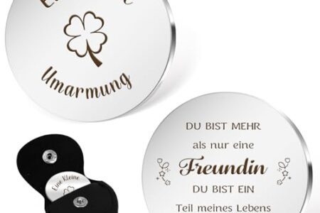 Beste Freundin Geschenke: Pocket Hug Glücksbringer - Geschenk für Freundin & Freundinnen - Geburtstags- & Weihnachtsgeschenke