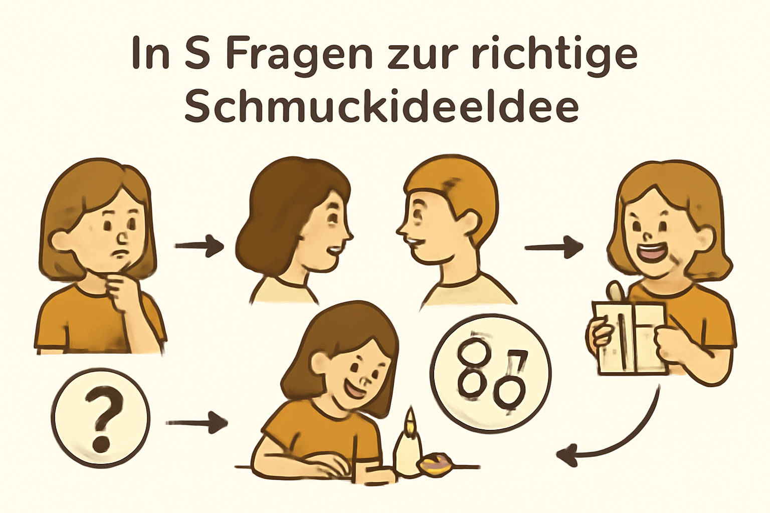 In 5 Fragen zur passenden Schmuckidee (Mini-Entscheidungshilfe) – schmuck geschenk beste freundin